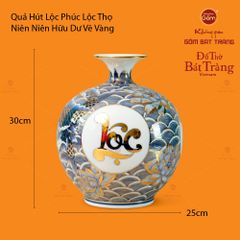 Quả Hút Lộc Vẽ Vàng Phúc Lộc Thọ Niên Niên Hữu Dư