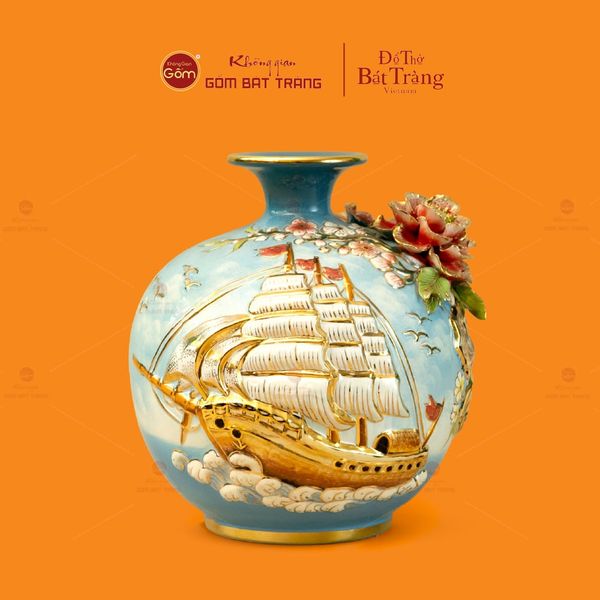 Quả Hút Lộc Xanh Vẽ Vàng Biển Thuận Buồm Xuôi Gió