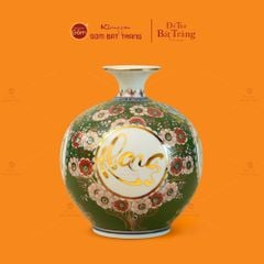 Quả Hút Lộc Xanh Vẽ Vàng Ngọc An Khang Thịnh Vượng Tứ Hoa Phú Quý