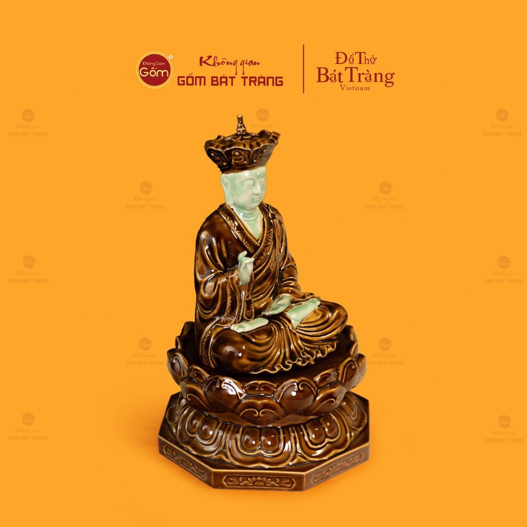 Bộ Tượng Sa Bà Tam Thánh Ngồi Có Đế