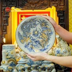 Bộ Đồ Thờ Thần Tài Thổ Địa (Cao Cấp 11 Món) Men Rạn