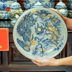 Bộ Đồ Thờ Gia Tiên (Cao Cấp 17 Món) Men Rạn