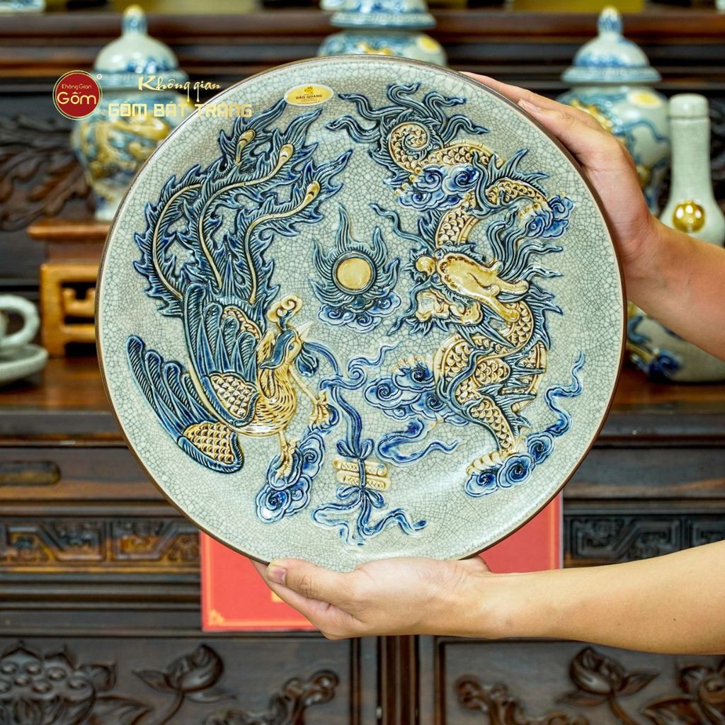 Bộ Đồ Thờ Gia Tiên (Cơ Bản 15 Món) Men Rạn