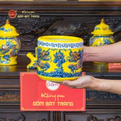 Bộ Đồ Thờ Phật (Cơ Bản 10 Món) Men Vàng