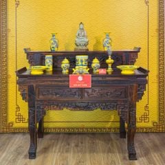 Bộ Đồ Thờ Phật (Cơ Bản 10 Món) Men Vàng