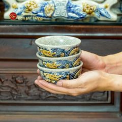 Bộ Đồ Thờ Gia Tiên (Hào Gia 30 Món) Men Rạn