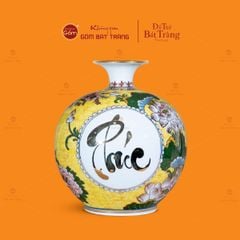 Bình Hút Lộc Tam Phúc Mãn Đường Tứ Hoa Phú Quý Ngàn Hoa Kim Bảo Vẽ Vàng