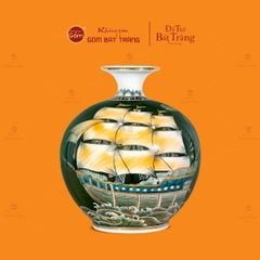 Bình Hút Lộc Thuận Buồm Xuôi Gió Thanh Liên Bình An Lục Bảo Vẽ Vàng