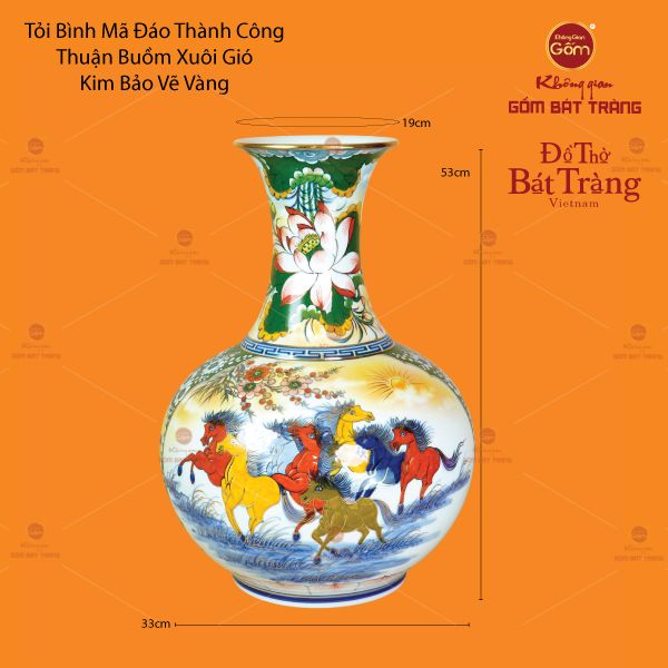 Tỏi Bình Kim Bảo Vẽ Vàng Mã Đáo Thành Công Thuận Buồm Xuôi Gió