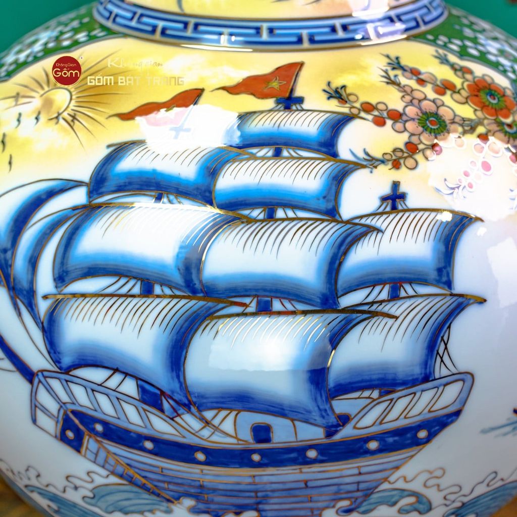 Tỏi Bình Kim Bảo Vẽ Vàng Mã Đáo Thành Công Thuận Buồm Xuôi Gió