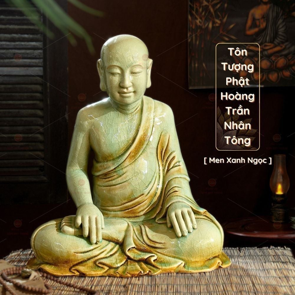 Tượng Phật Ngồi Hoàng Trần Nhân Tông