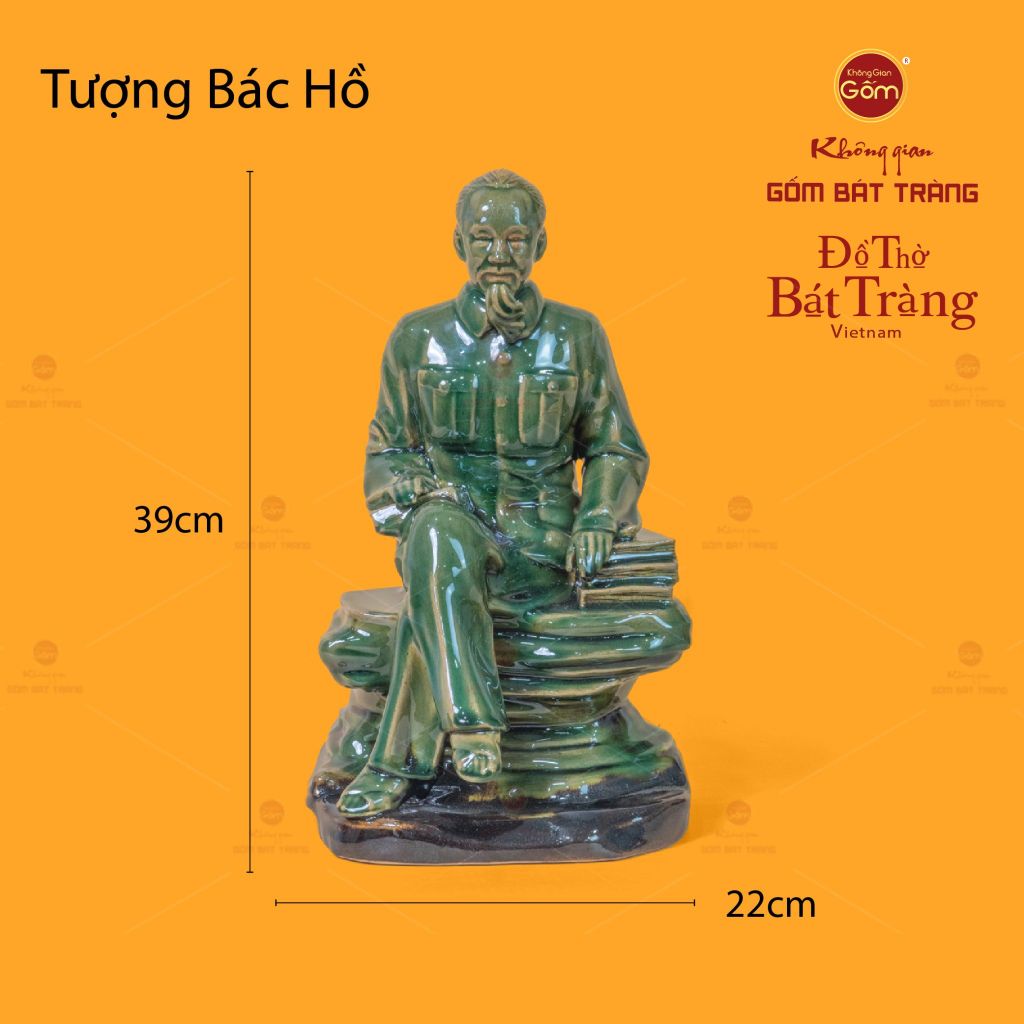 Tượng Bác Hồ Ngồi Bệ Đá