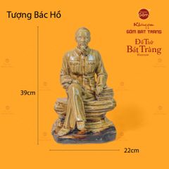 Tượng Bác Hồ Ngồi Bệ Đá