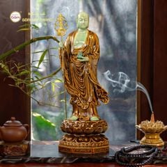 Tượng Địa Tạng Vương Bồ Tát Tích Trượng