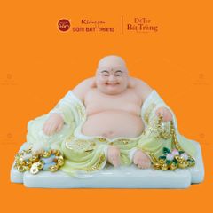 Tượng Phật Di Lặc Trái Đào Vàng Phú Quý