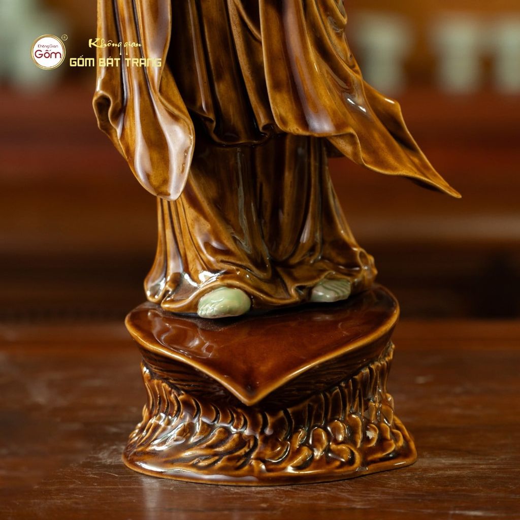 Tượng Quan Âm Đứng Cánh Sen