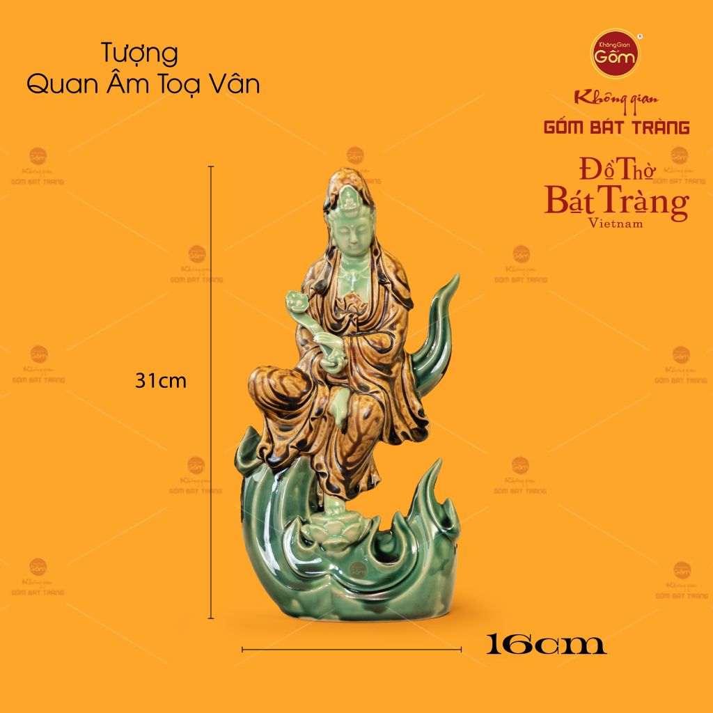 Tượng Quan Âm Toạ Vân