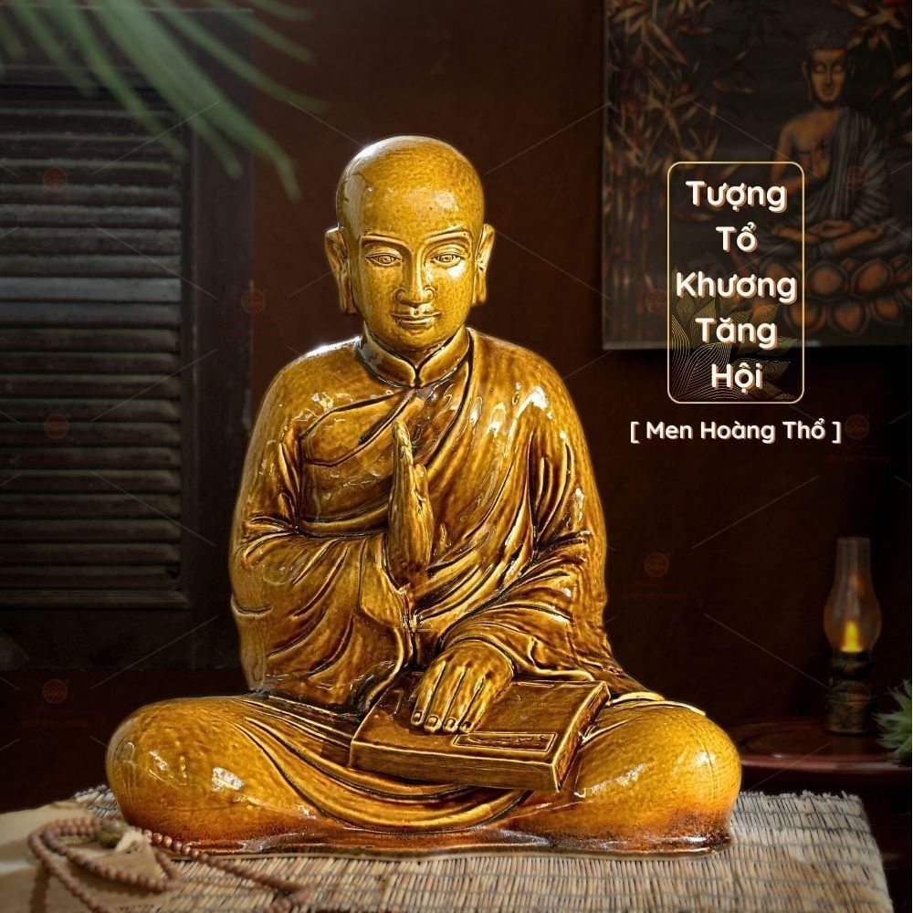 Tượng Thiền Tổ Khương Tăng Hội
