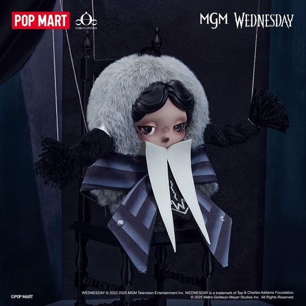 Mô hình SKULLPANDA x Wednesday Nevermore Academy chính hãng NQD