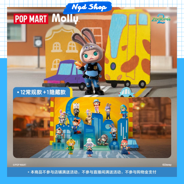 Zootopia x Molly chính hãng, bộ sưu tập đặc biệt tại NQD Shop