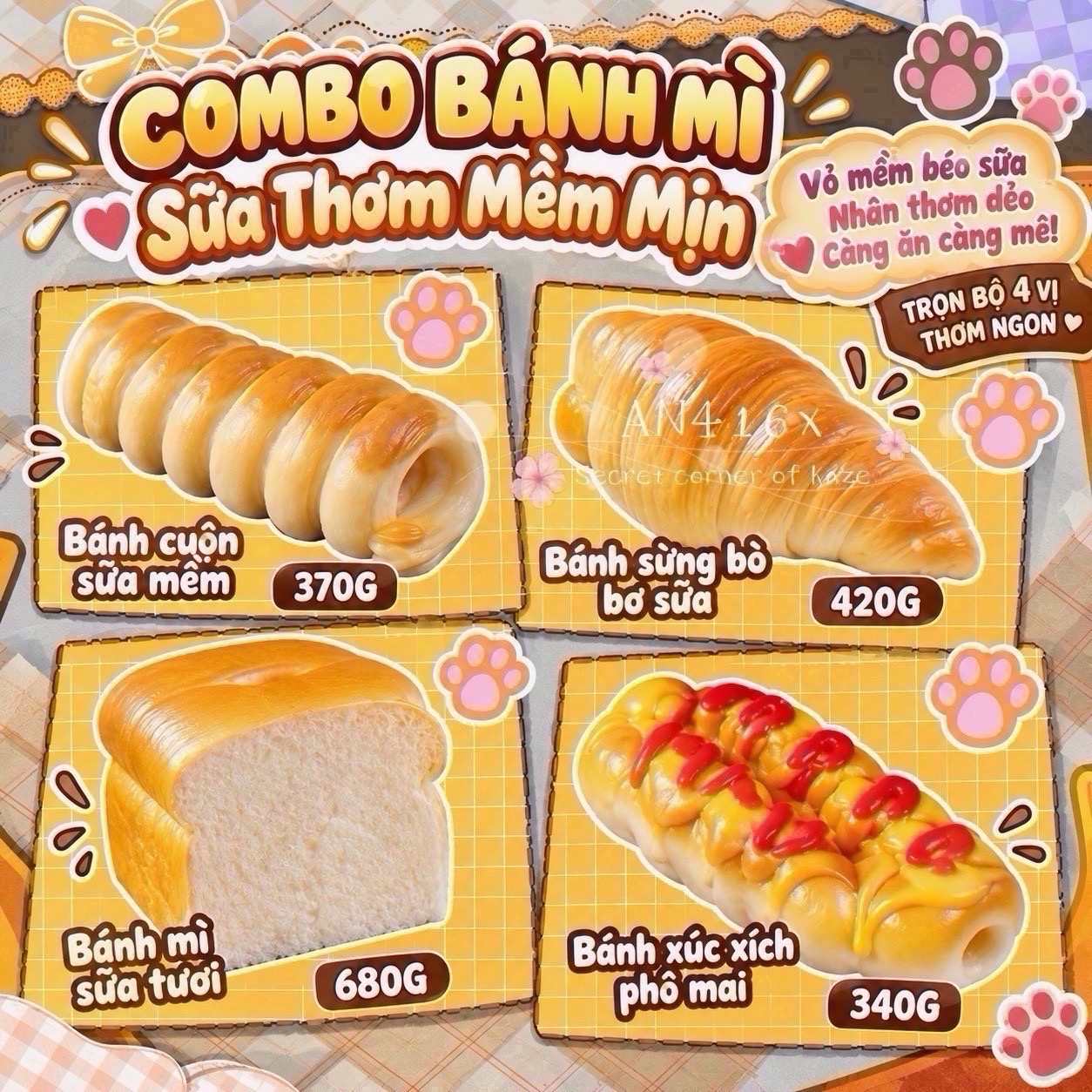 Series bánh mì AN416x