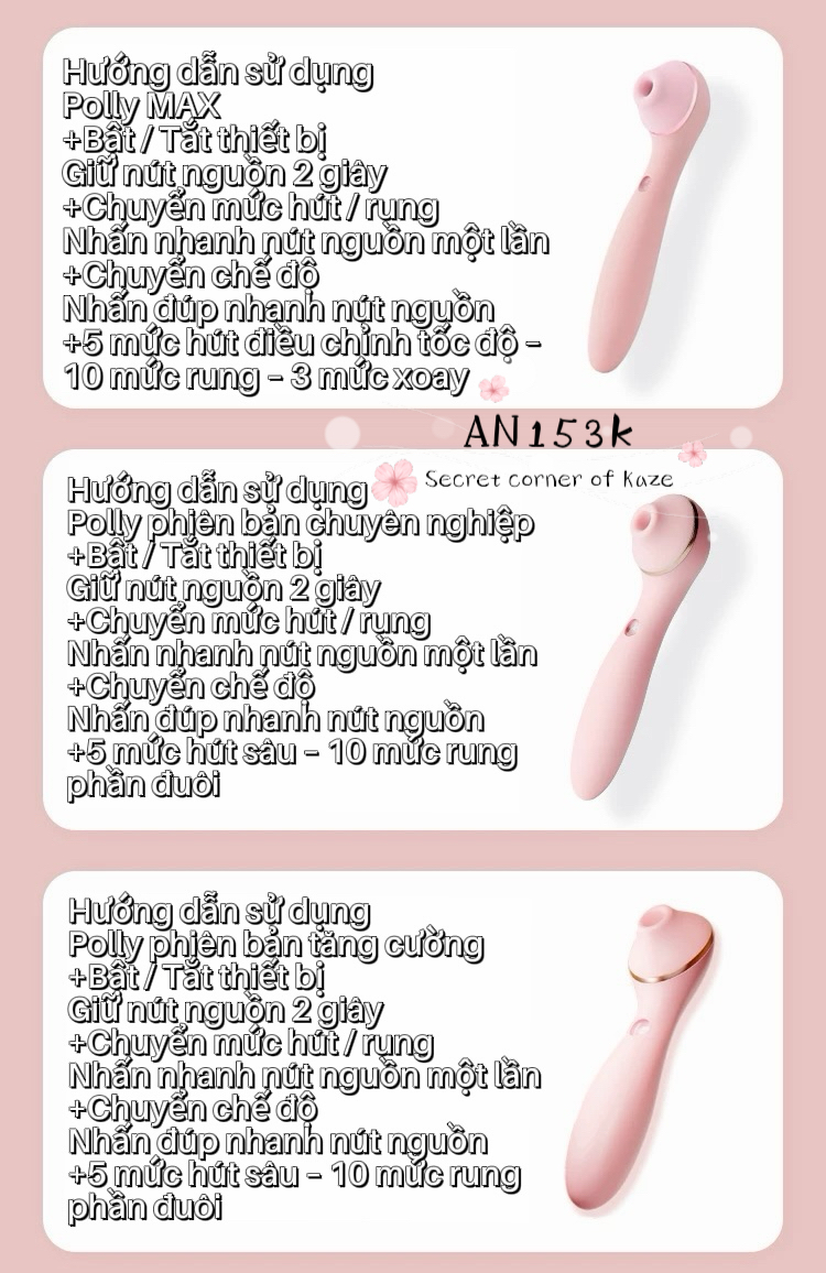 Polly máy hút đỉnh cao AN153K