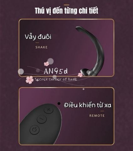Buttplug đuôi cún vẫy AN95d