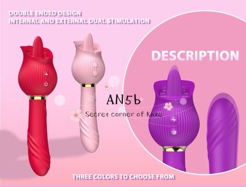 Hoa hồng liếm rung hai đầu AN5b