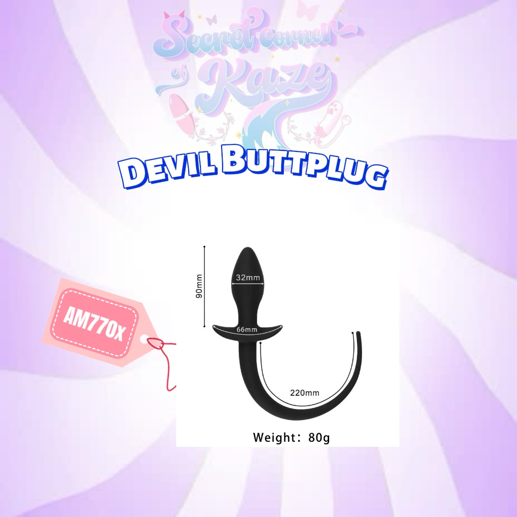 Devil buttplug AM770x
