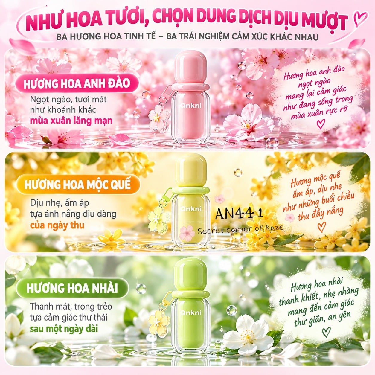 Lube ankni hương hoa AN441