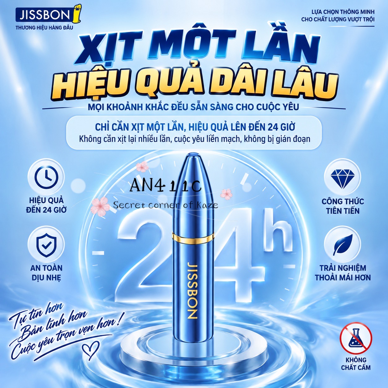 Xịt delay AN411c