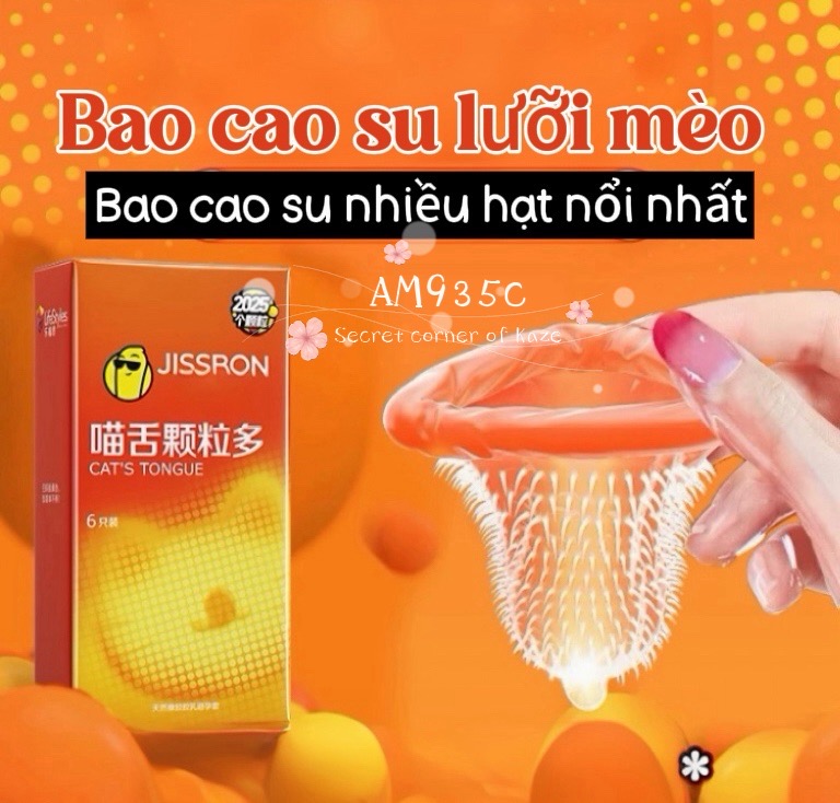 Bao cao su lưỡi mèo AM935c