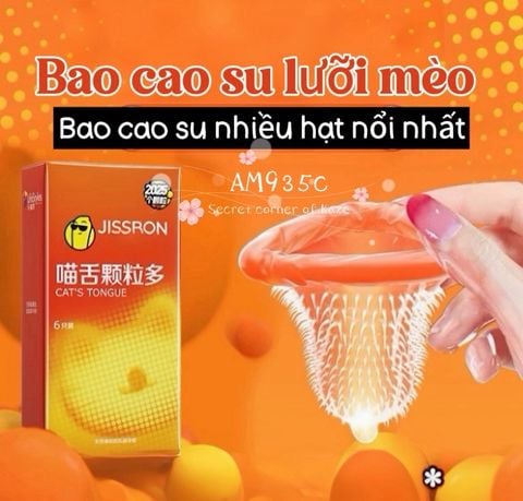 Bao cao su lưỡi mèo AM935c