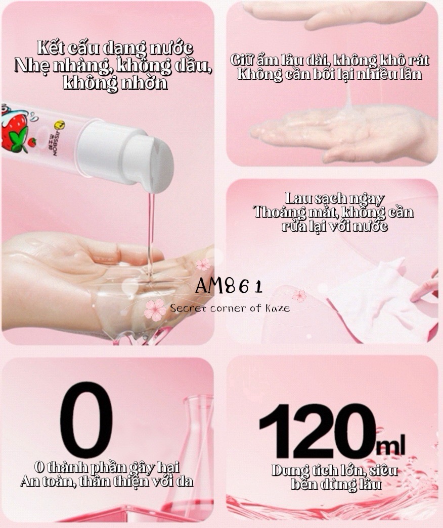 Gel bôi trơn vị trái cây Jissbon 120ml AM861