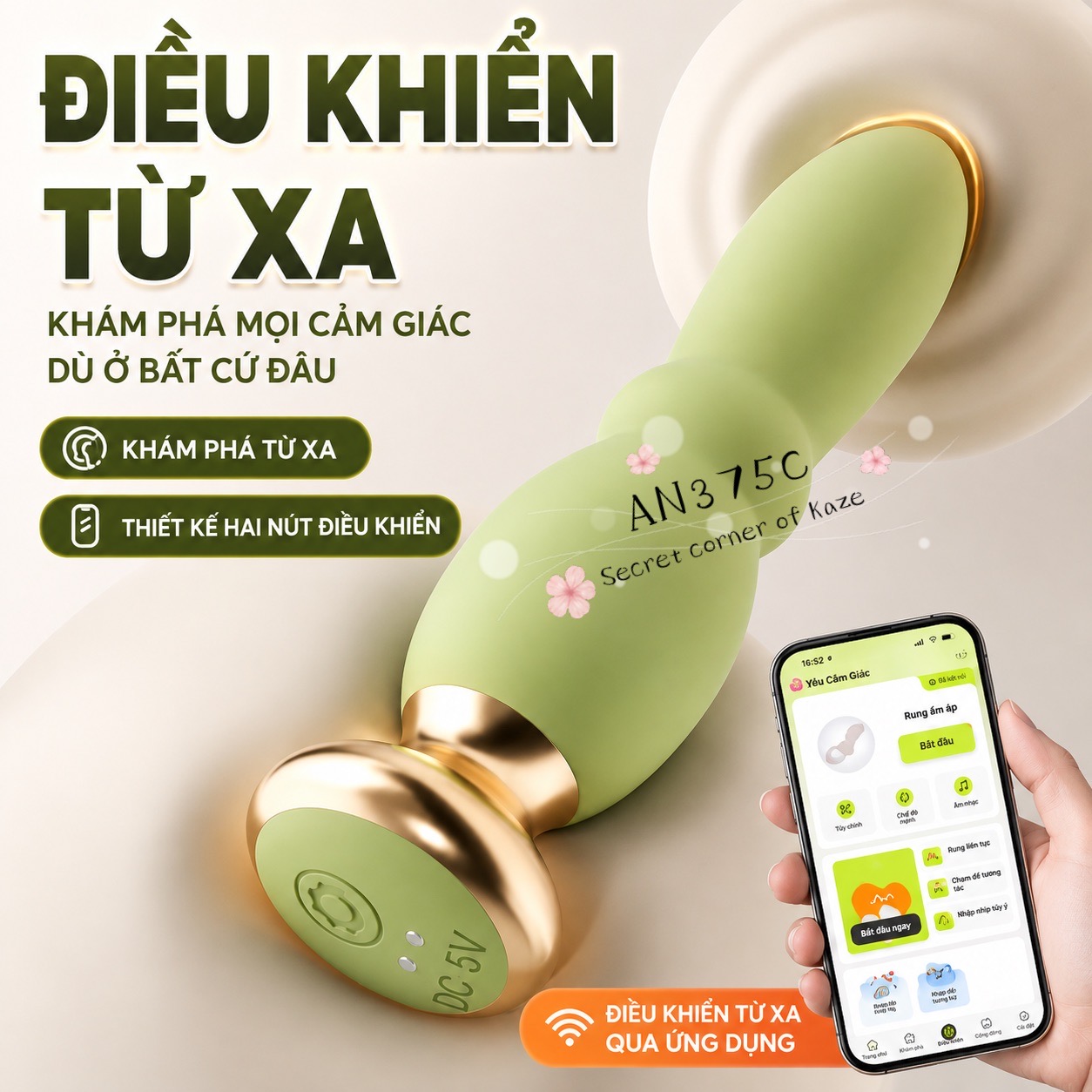 Miji green plug AN375c