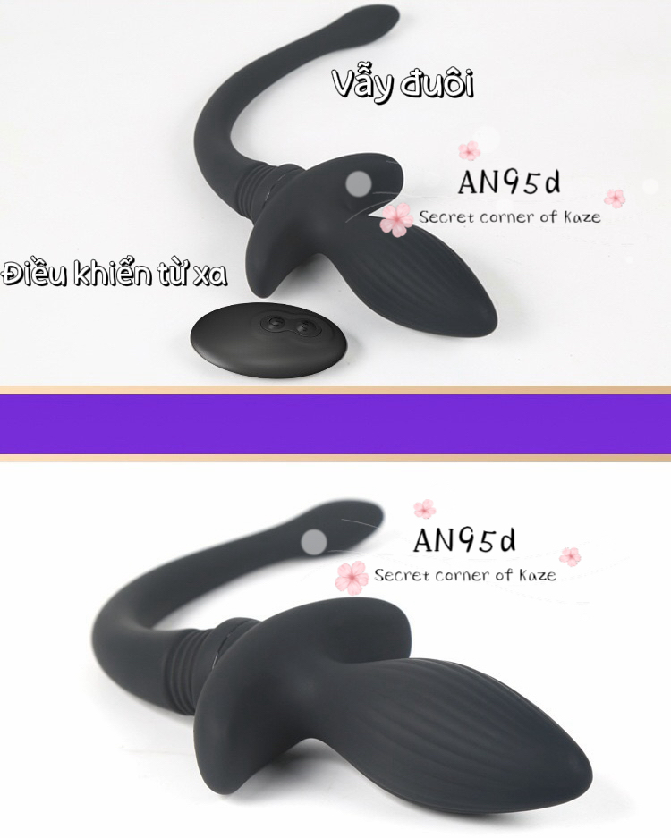 Buttplug đuôi cún vẫy AN95d