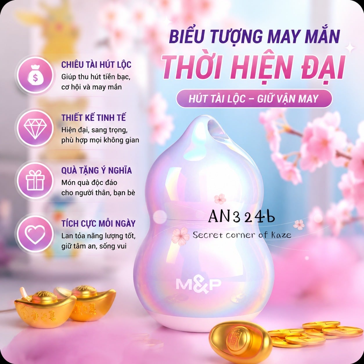 Hồ lô ma thuật AN324b