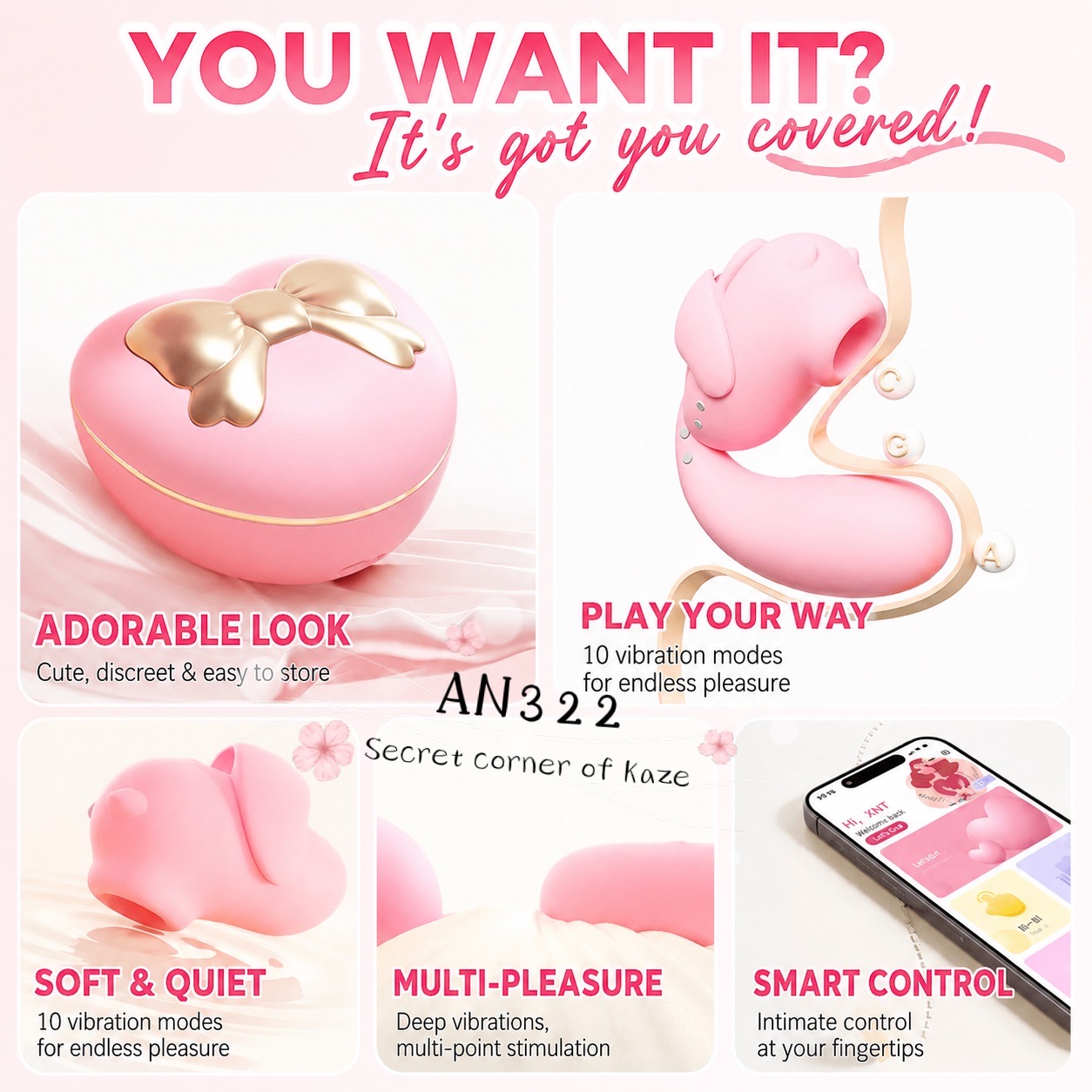Valentine heart AN322