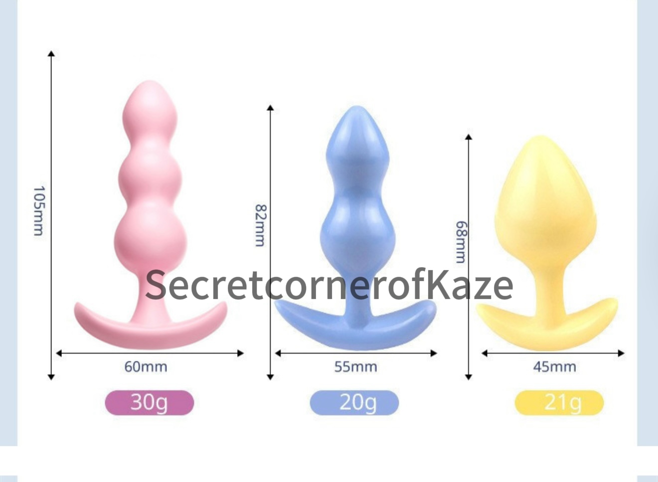 Bộ ba buttplug newbie AM371n