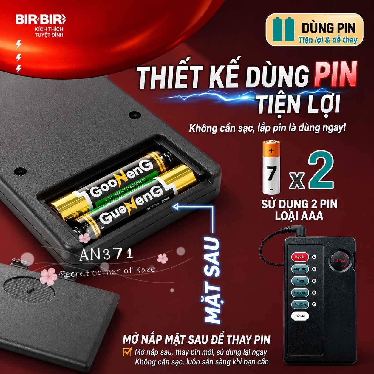 Kích điện ti rung AN371