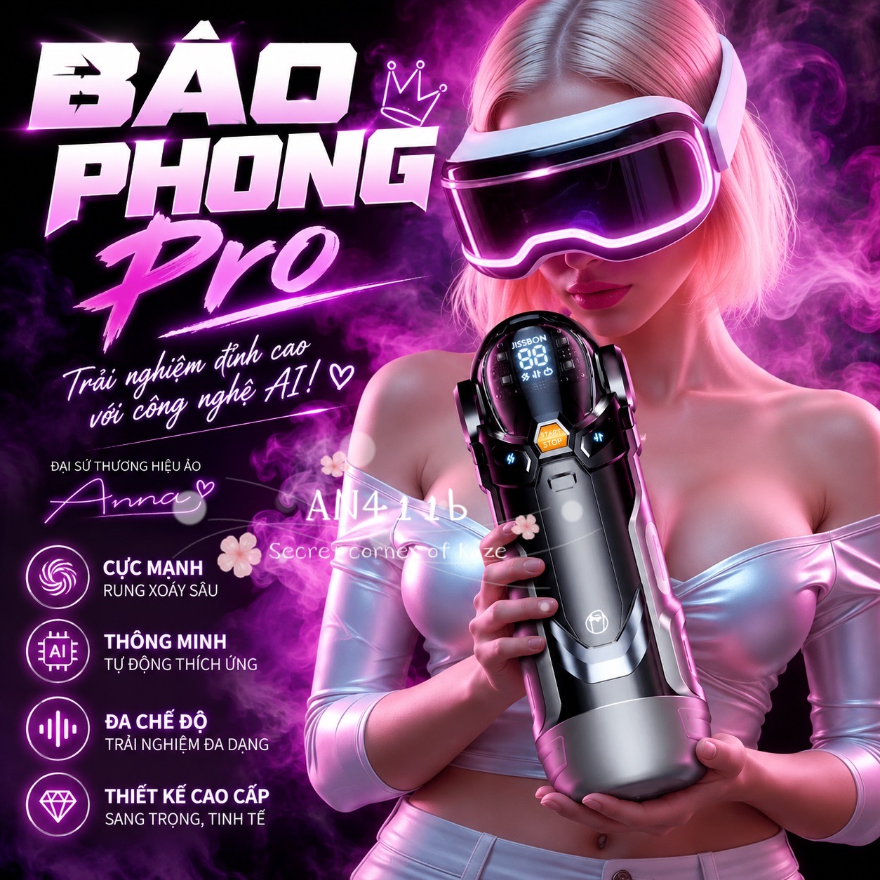 Bạo phong cơ pro AN411b