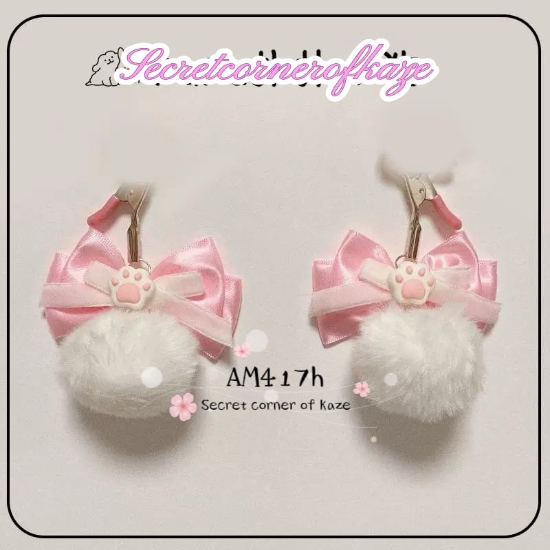 Kẹp ti chân mèo bông AM417h