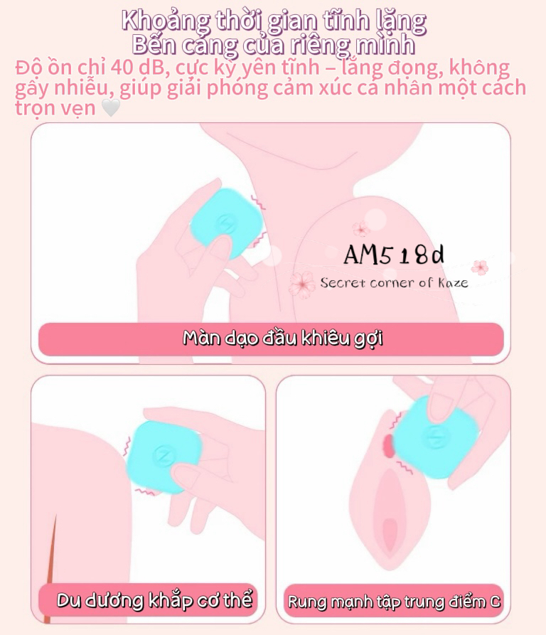 Xúc xắc kèm sextoy rung thụt AM518d