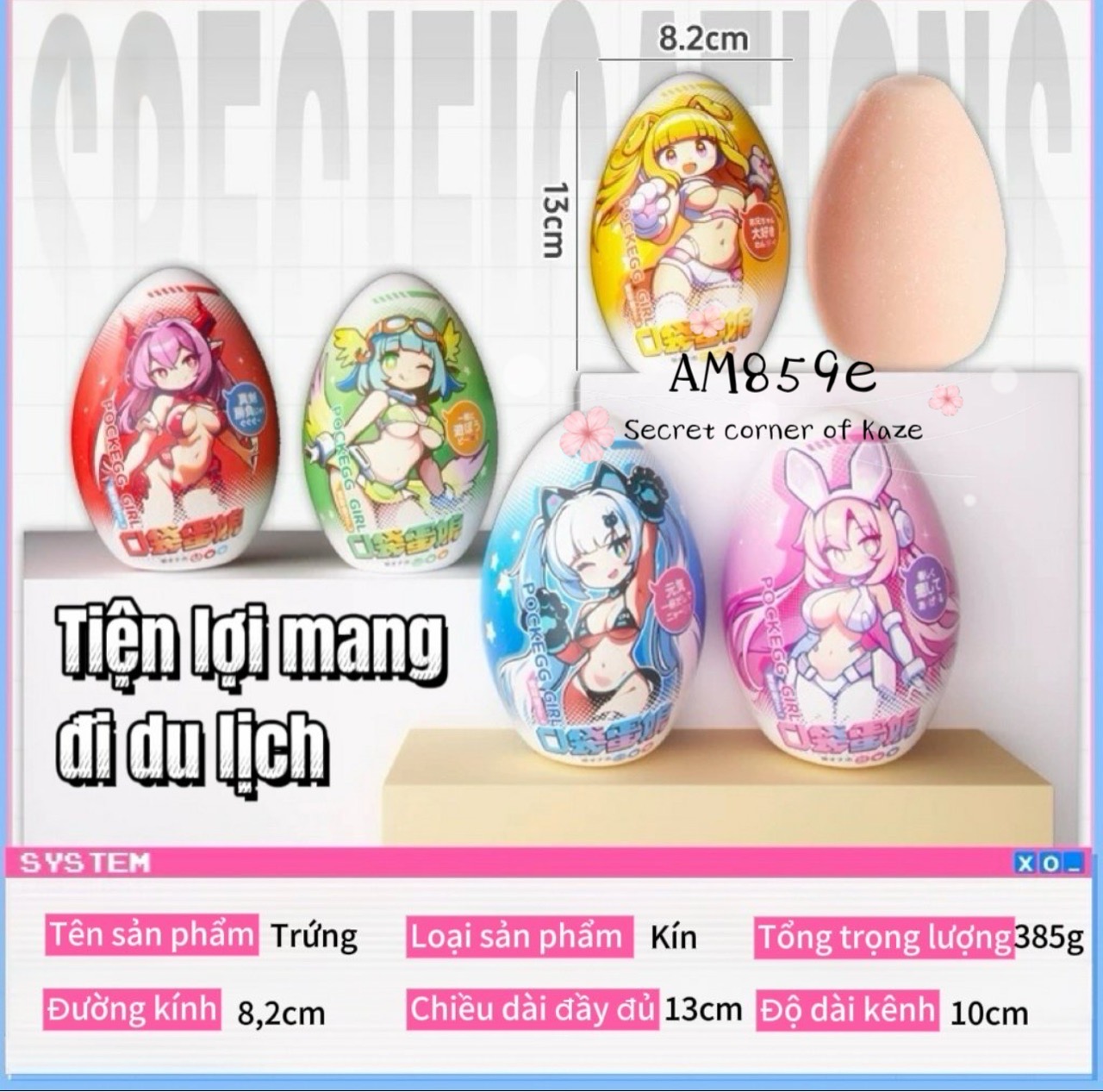 Quả trứng super girl Am859e