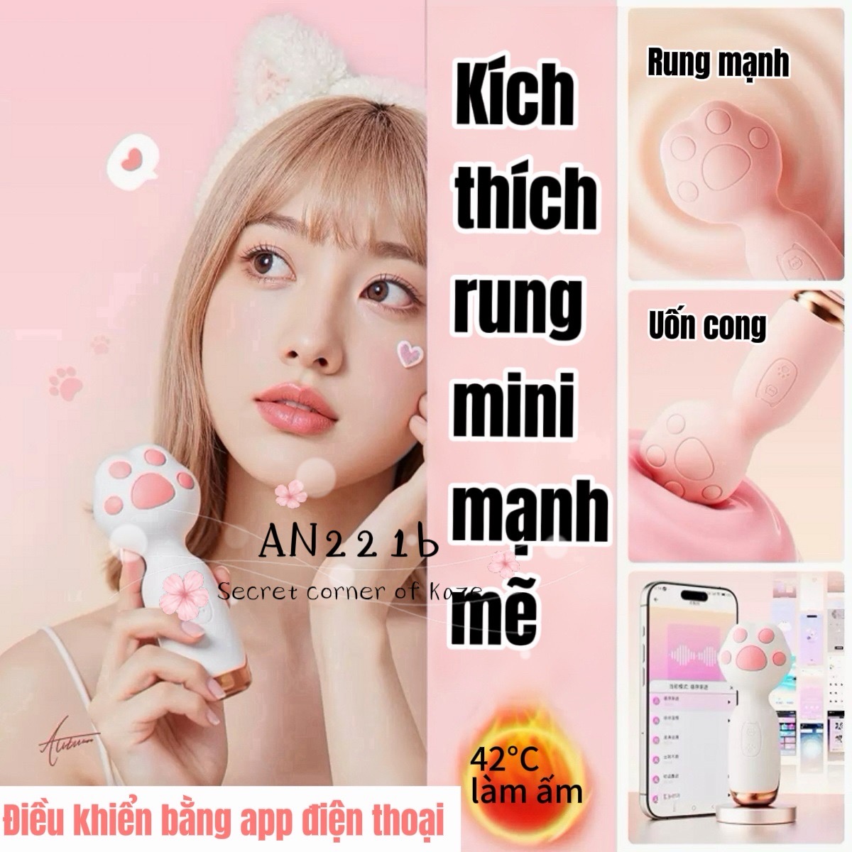 Gậy mini chân mèo AN221b