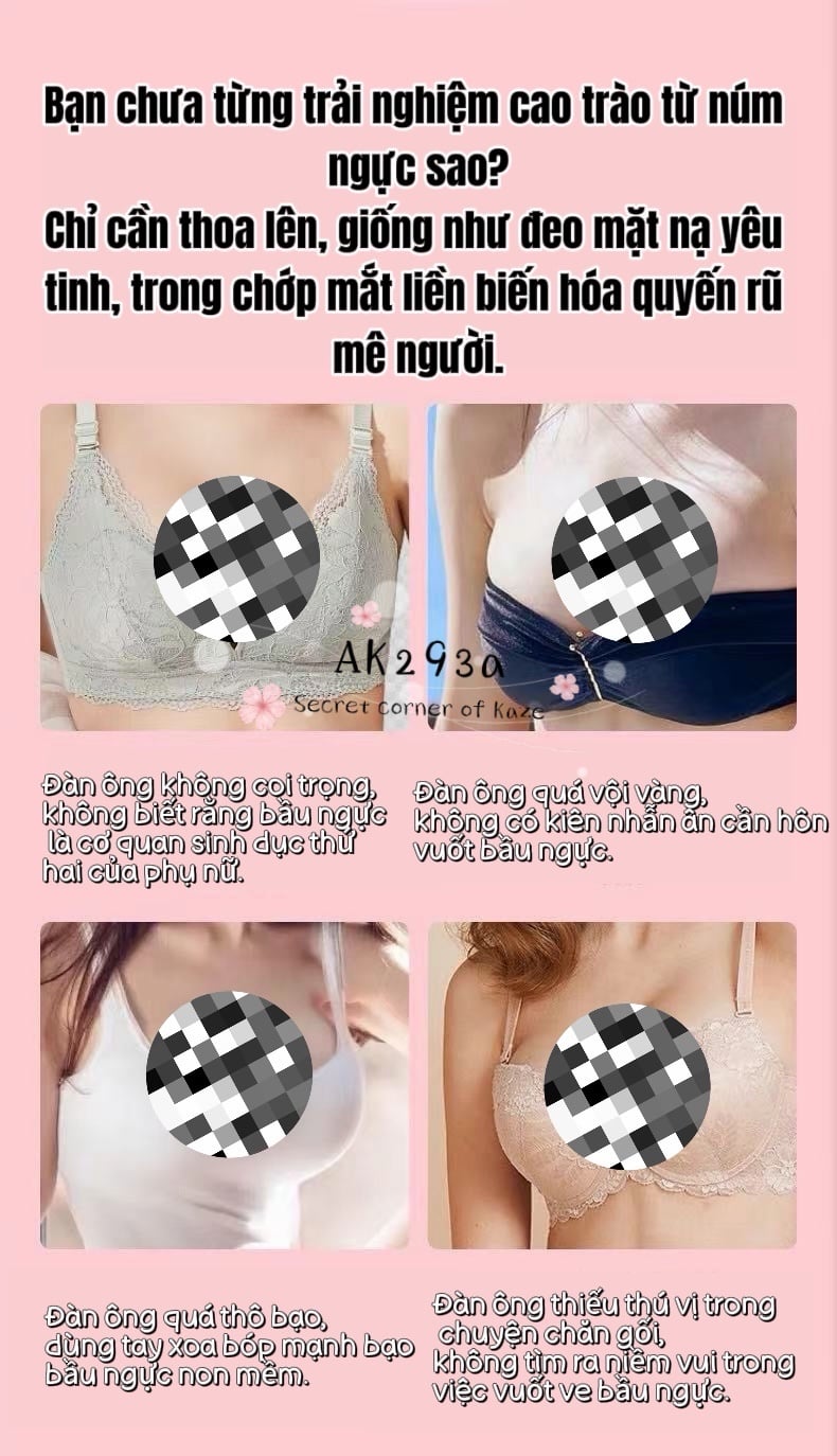 Kem tăng nhạy cảm ngực AK293a