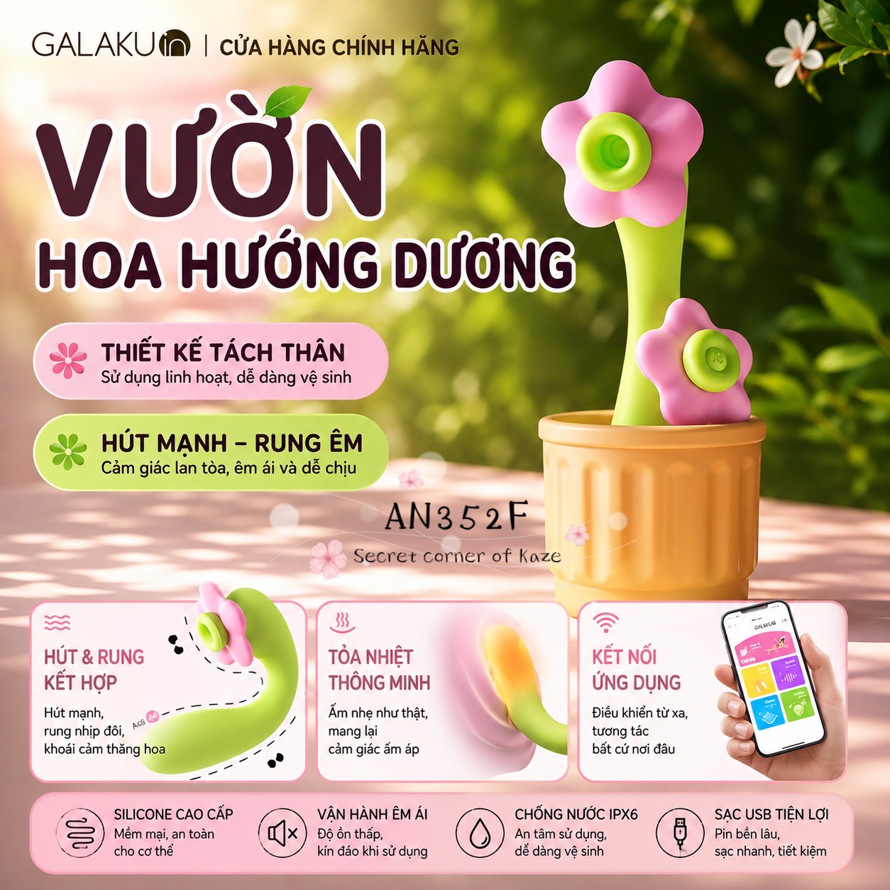 Hướng dương hồng AN352F