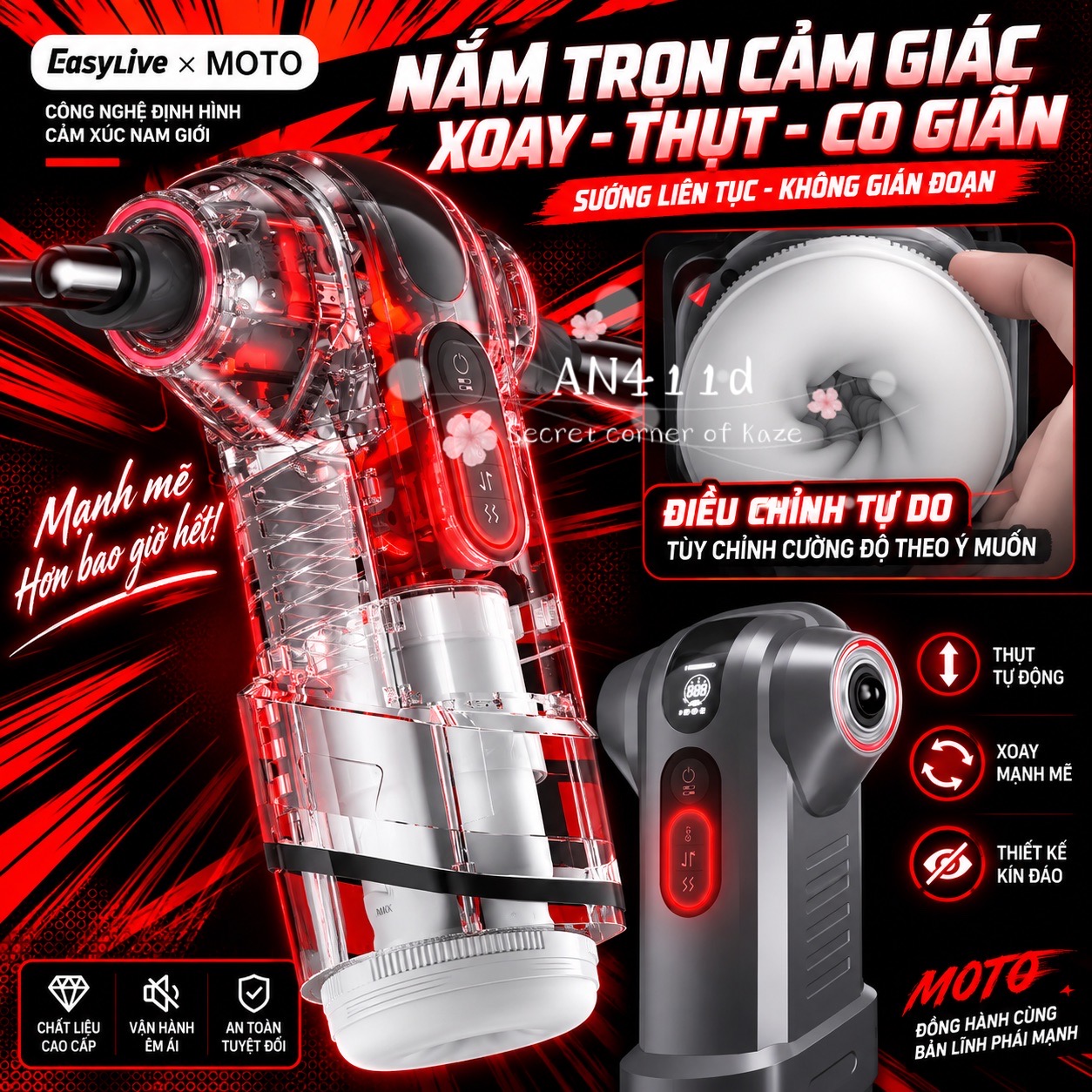 Easylive x Moto AN411d