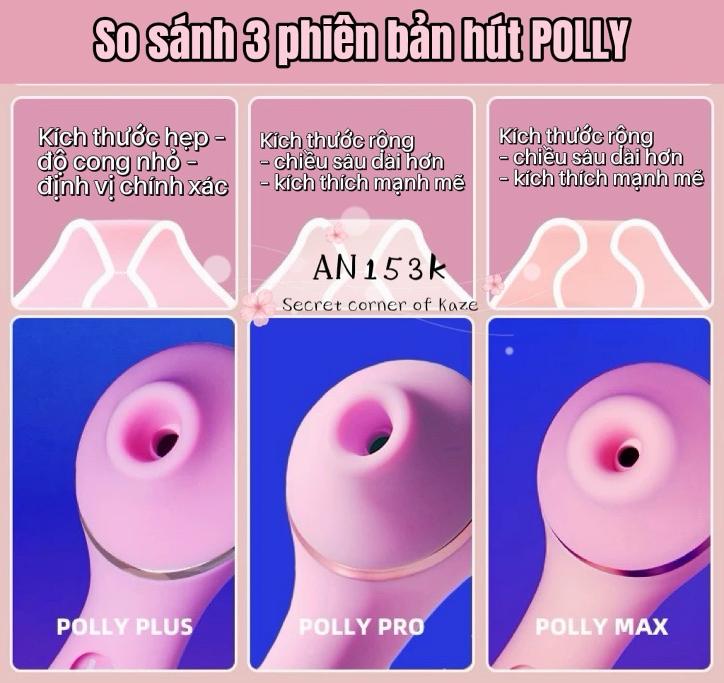 Polly máy hút đỉnh cao AN153K