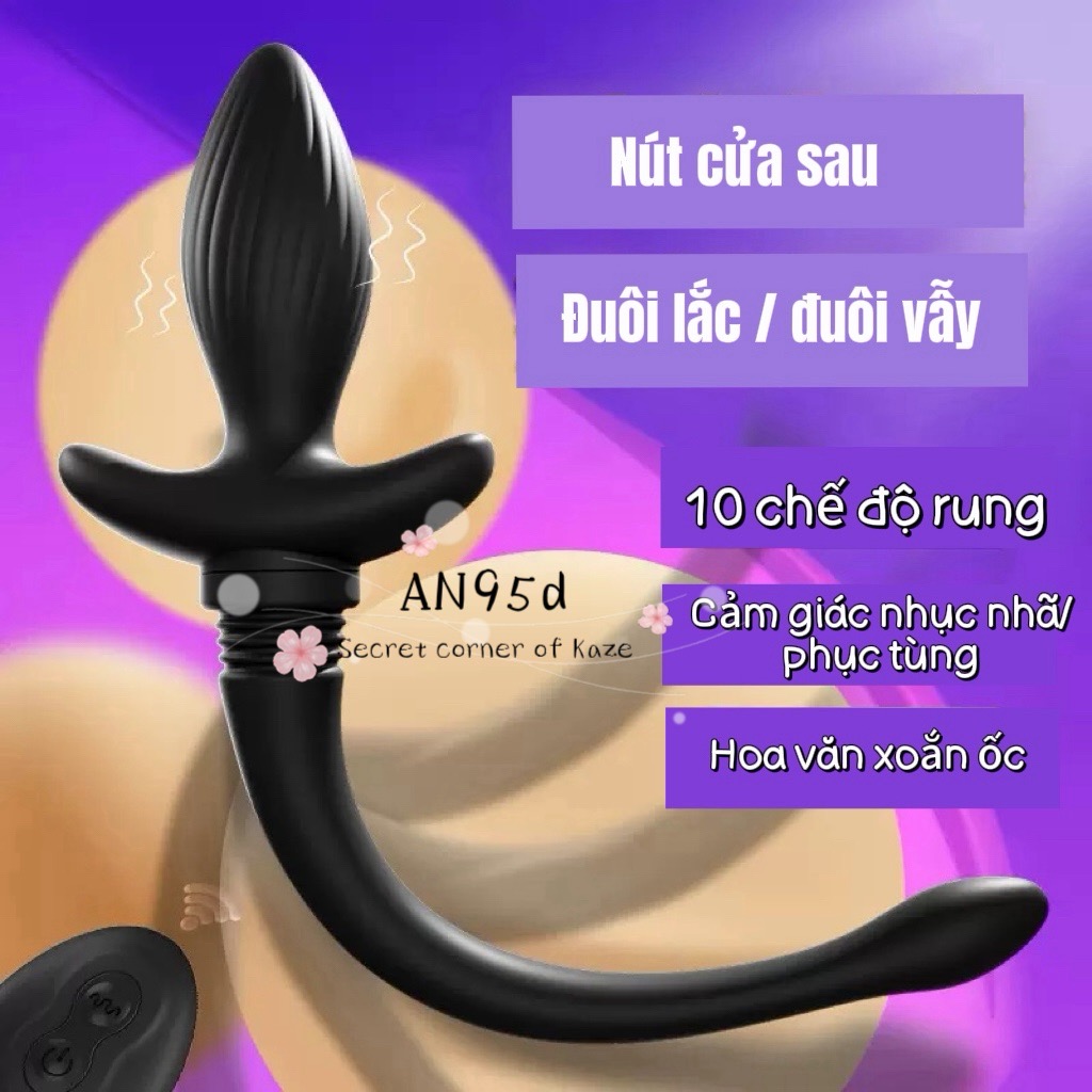 Buttplug đuôi cún vẫy AN95d